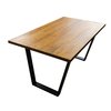 Amerihome Acacia Wood 63" Dining Table AWDT63
